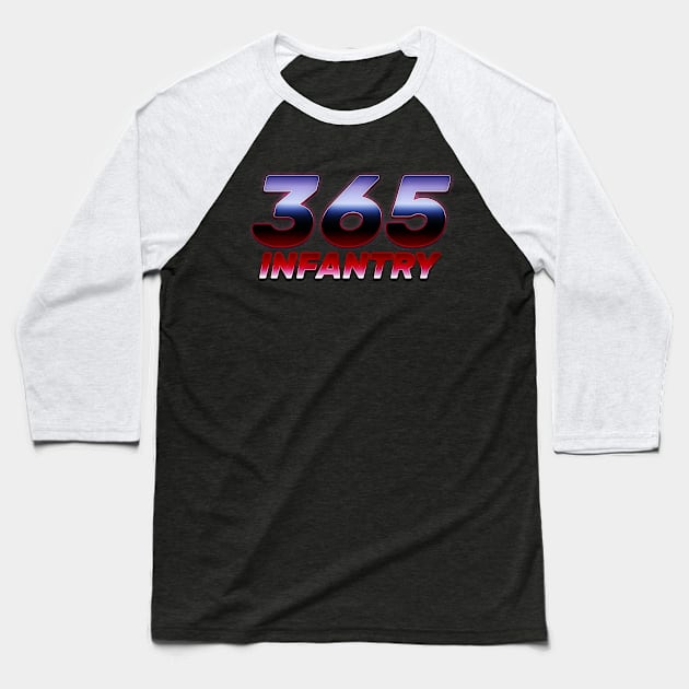 365 Infantry: Blue Steel Baseball T-Shirt by 365 Infantry